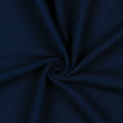 Waffeljersey Organic - dunkelblau