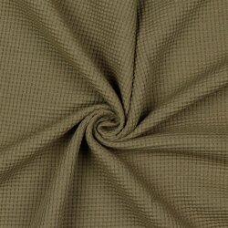 Waffeljersey Organic - taupe