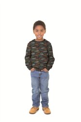 Ganzjahressweat Digital - Old Cars - olive