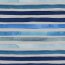 Baumwolljersey Digital Streifen - hellgrau/blau