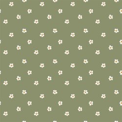 French Terry Blumen - hellaltmint