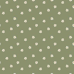 French Terry Blumen - hellaltmint