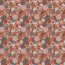 Baumwolljersey Organic Blütenmix - steinrot