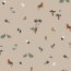 Baumwolljersey Tiere - sand