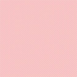Beschichtete Baumwolle kleine Punkte - hellaltrosa