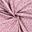 French Terry Digital Blumenstrauss rosa
