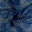 Plissee Chiffon Blumenwiese blau