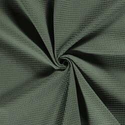 Waffelpiqué *Marie* 6mm Uni - dunkelaltmint