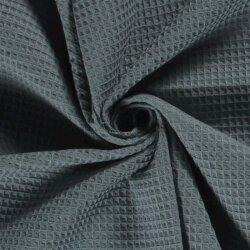 Waffelpiqué *Marie* 6mm Uni - jeansblau
