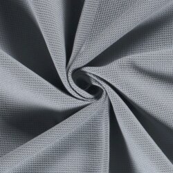 Waffelpiqué *Marie* 2mm Uni - hell jeansblau