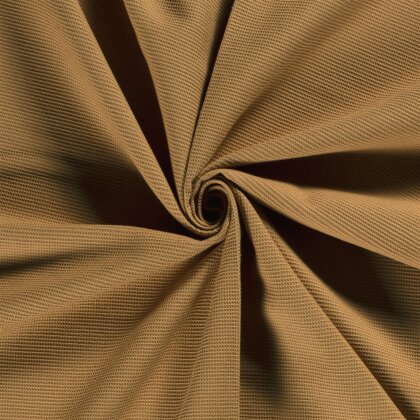 Waffelpiqué *Marie* 2mm Uni - dunkel beige
