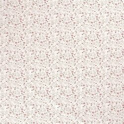 Baumwolljersey zarte Blumenranken creme