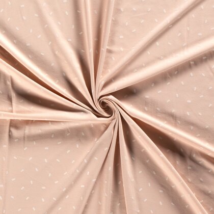 Baumwolljersey Konfetti soft rosa