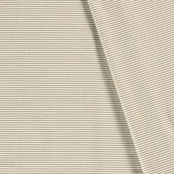 Baumwolljersey Mini Streifen 3mm *Bibi* - olivgrün