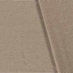 Baumwolljersey Mini Streifen 3mm *Bibi* - braun