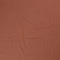 Baumwolljersey *Bibi* Uni - altziegelrot