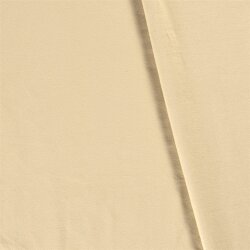 Baumwolljersey *Bibi* Uni -  hell beige