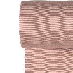 Strickbündchen Streifen *Bibi* - antikpink