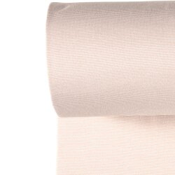 Strickbündchen Streifen *Bibi* - hell lachs