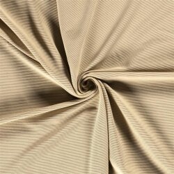 Rippenjersey Ottoman *Bibi* - hell beige