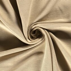 Rippenjersey Ottoman *Bibi* - hell beige