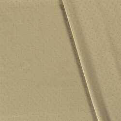 Feinstrickjersey *Bibi* Lochmuster - olivgrün