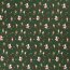 Baumwolljersey Digital Weihnachtselfen dunkelgrün