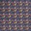 Baumwolljersey Digital bunte Paisleyblumen dunkelblau