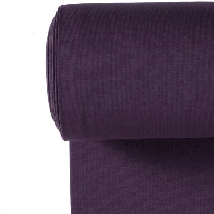 Strickbündchen *Marie* - hell aubergine