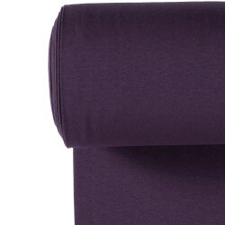 Strickbündchen *Marie* - hell aubergine