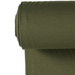 Strickbündchen *Marie* - dunkel oliv