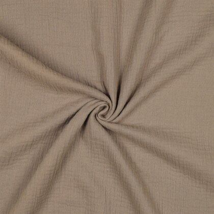 Musselin Uni *Vera*  - taupe