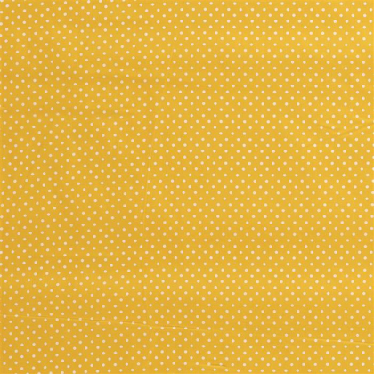 Baumwolle Punkte 2mm gelb
