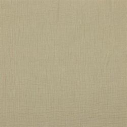 Musselin Uni *Vera*  - dunkelbeige