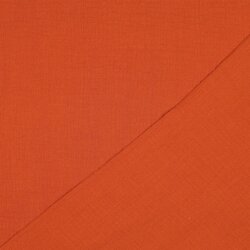 Musselin Uni *Vera*  - rostorange