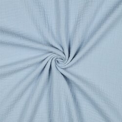Musselin Uni *Vera*  - babyblau