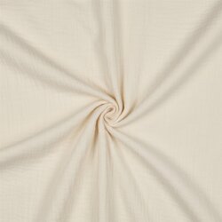 Musselin Uni *Vera*  - creme