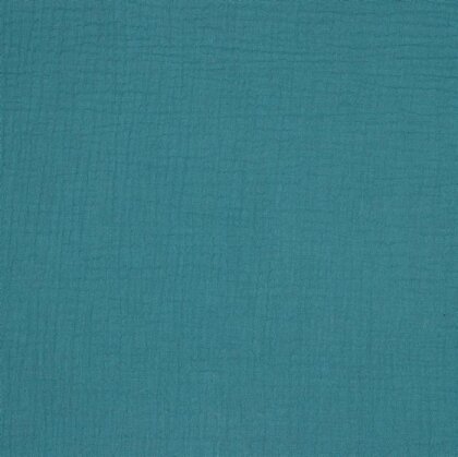 Musselin Uni *Vera*  - schattenblau