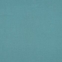 Musselin Uni *Vera*  - schattenblau