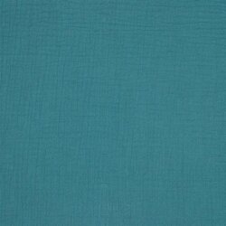 Musselin Uni *Vera*  - schattenblau