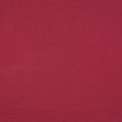 Musselin Uni *Vera*  - dunkelbeere