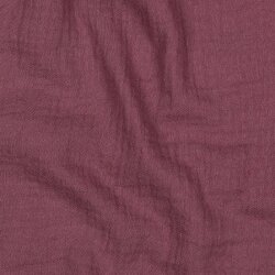 Musselin Uni *Vera*  - dunkelaltpflaume