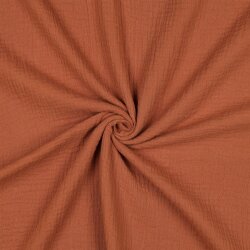 Musselin Uni *Vera*  - cognac