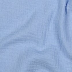 Musselin Uni *Vera*  - kalthellblau