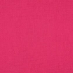 Musselin Uni *Vera*  - fuchsia