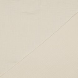 Musselin Uni *Gerda* BIO~Organic - creme