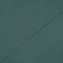 Musselin Uni *Gerda* BIO~Organic - altgrün