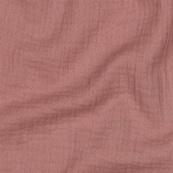 Musselin Uni *Gerda* BIO~Organic - altperlrosa