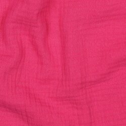 Musselin Uni *Gerda* BIO~Organic - fuchsia