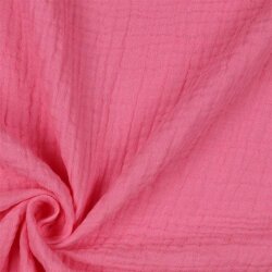 Musselin Uni *Gerda* BIO-Organic - pink